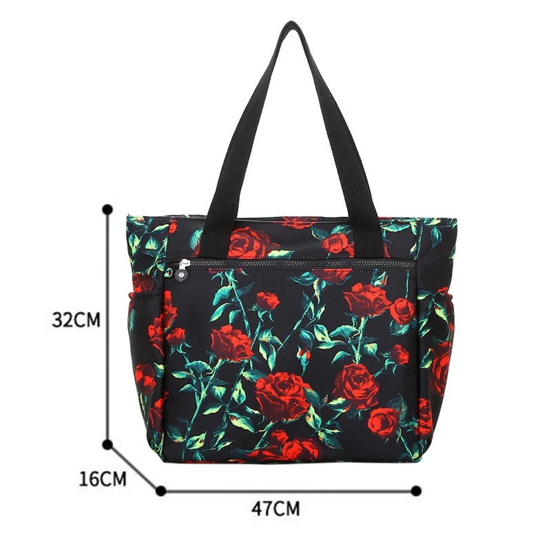 

Women's Floral Tote Bag Shoulder Bag for Gym Beach Travel Yoga Hiking Picnic