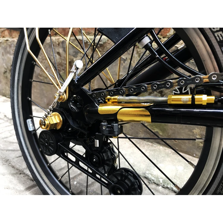 3 цвета Сверхлегкий велосипедный руль стикеры защитная рамка для Brompton велосипед