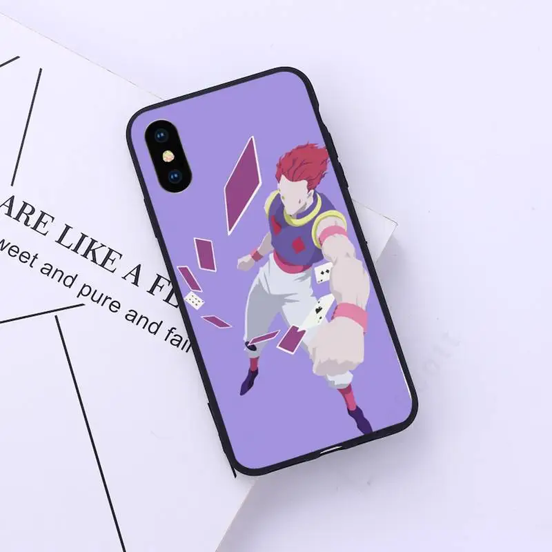 

Anime Hisoka Hunter x Hunters Phone Case for iPhone 11 12 pro XS MAX 8 7 6 6S Plus X 5S SE 2020 XR