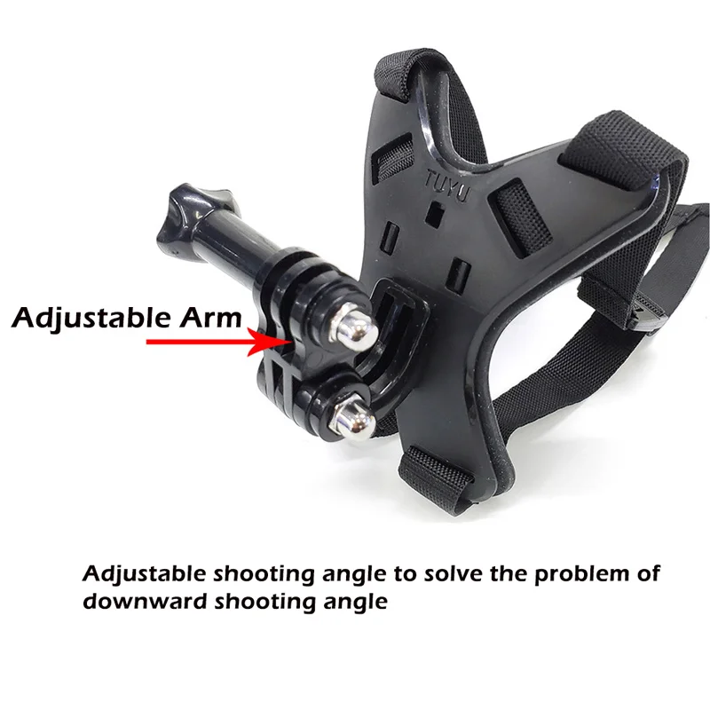 Кронштейн для крепления на мотоциклетный шлем фиксирующий ремешок iPhone подставка