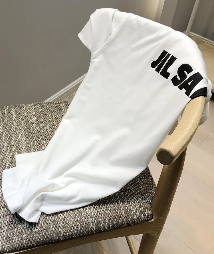 

Women Summer White Cotton Letter Print T-shirt Ladies Casual Streetwear Fashion Tees Lovers Loose O-Neck Short Sleeve Tops