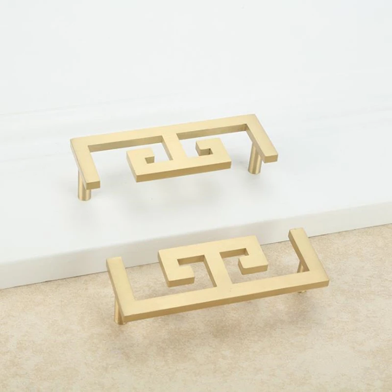 LCH Твердые Латунные Дверные ручки ручка для ящика шкафа дверная новый дизайн