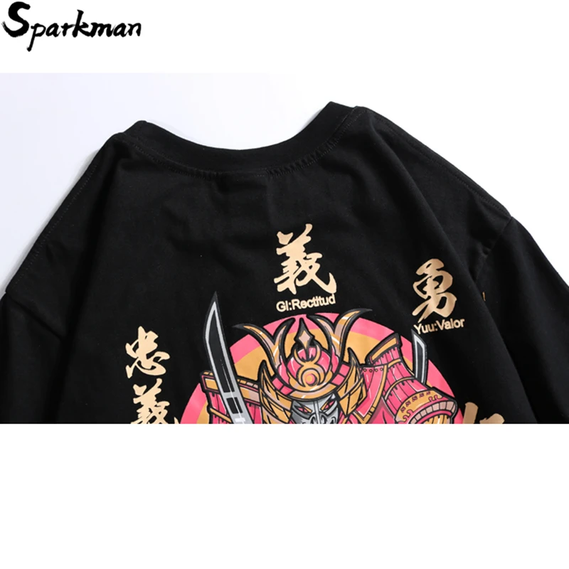 2019 футболка в стиле хип хоп уличная Мужская Харадзюку летняя с принтом японского