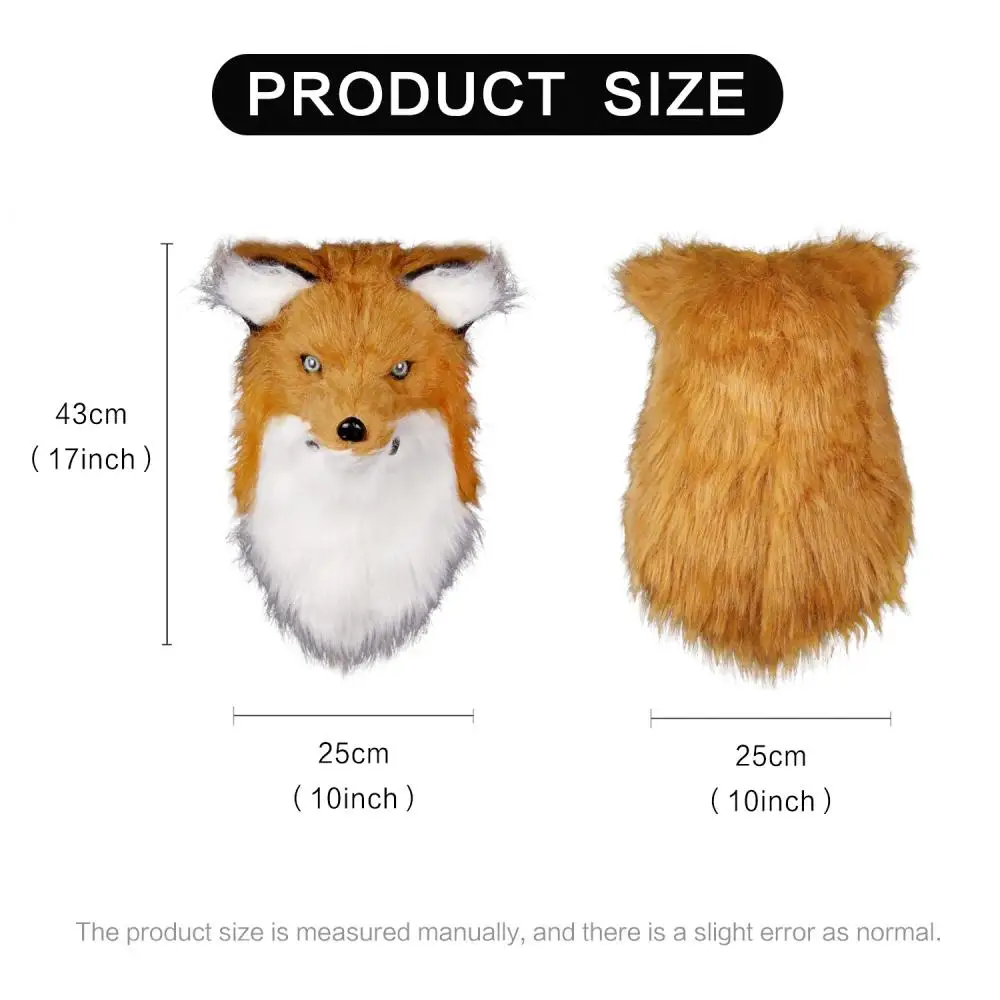 Маска волка на вечевечерние Хэллоуин плюшевый костюм из искусственного меха