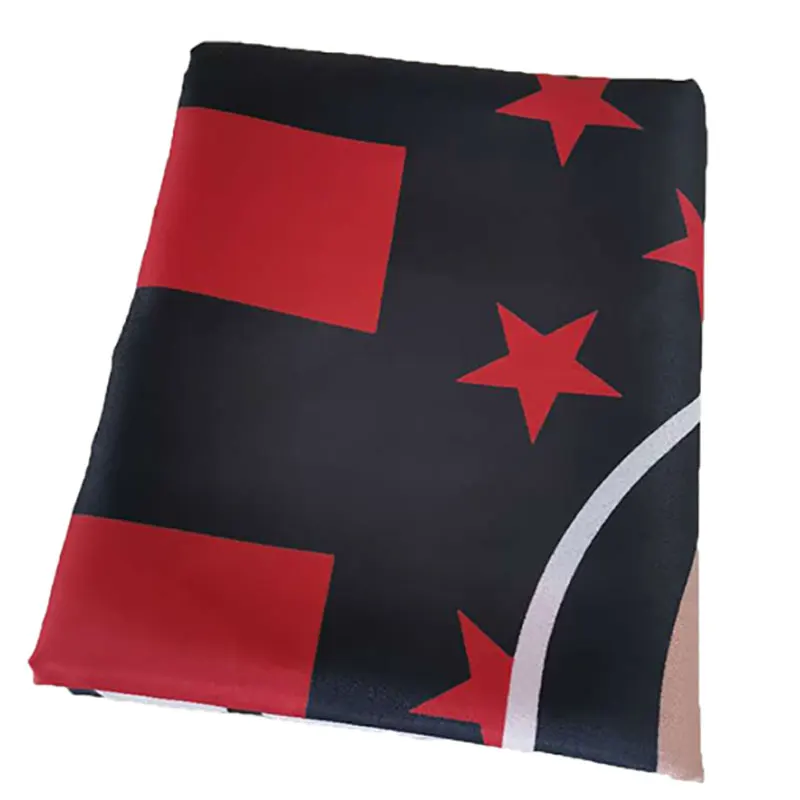 Оптовая продажа высокое качество 100D полиэстер свободный дизайн все логотипы и