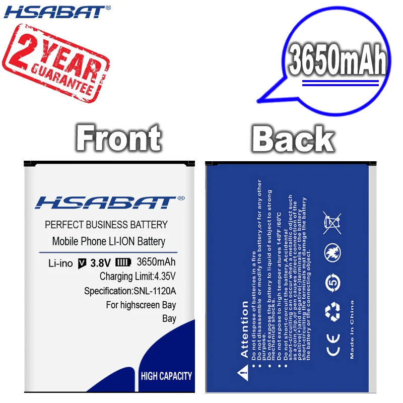 Сменный аккумулятор HSABAT 3650 мА · ч для Highscreen Bay | Мобильные телефоны и аксессуары