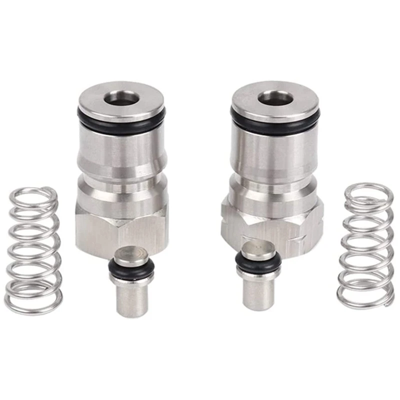 

Type Ball Lock Keg Posts,Stainless Steel Poppets and Springs,Poppet Female Thread Gas + Liquid 19/32-18 Thread
