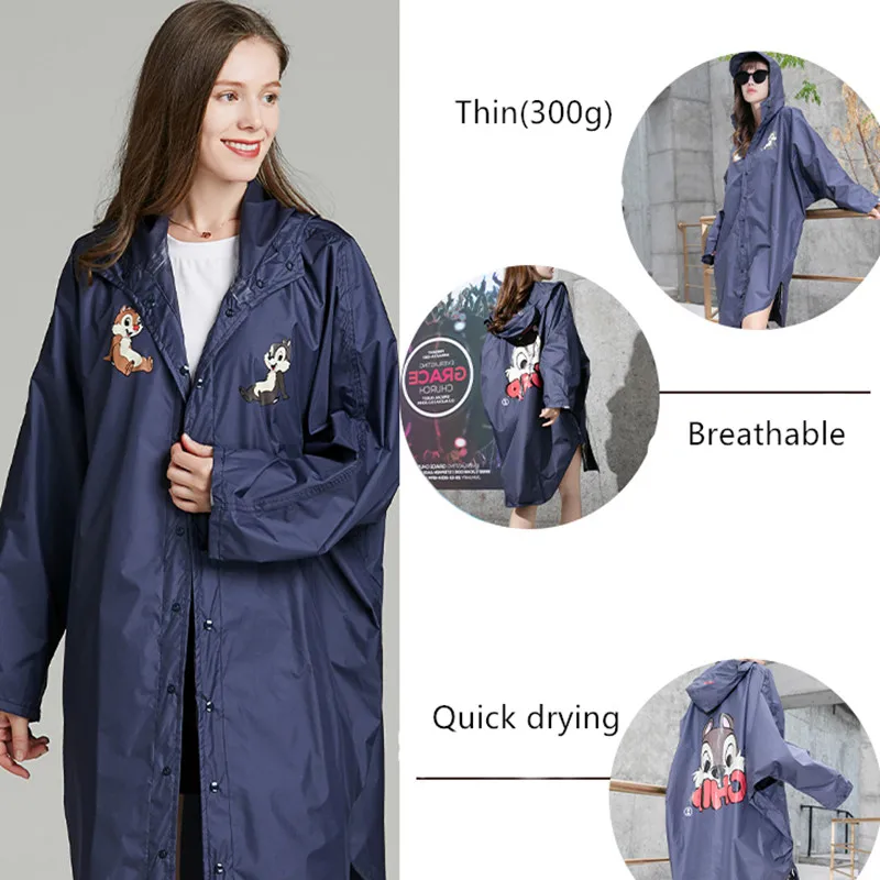 Плащ Для женщин Водонепроницаемый дождевик подходят для ношения на улице Пеший