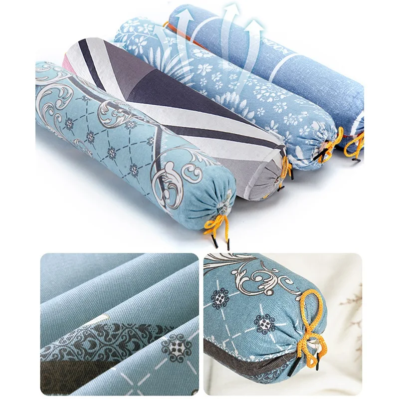 Круглая Шейная подушка для шеи Удобная дорожная кровати из гречневой шелухи