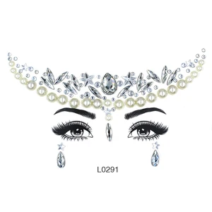 Бусины разных размеров, синие, красные, серебристые, 1 лист лицевая наклейка тату для вечерние, кристаллы алмазы сделай сам, LT008