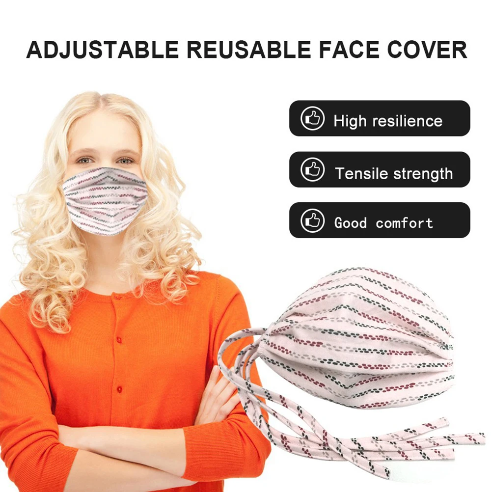 

3pcs Reusable Unisex Facemask Dustproof Face Covers with Adjustable Ear Straps Comfortable Face Covering Breatheable Adult Masks