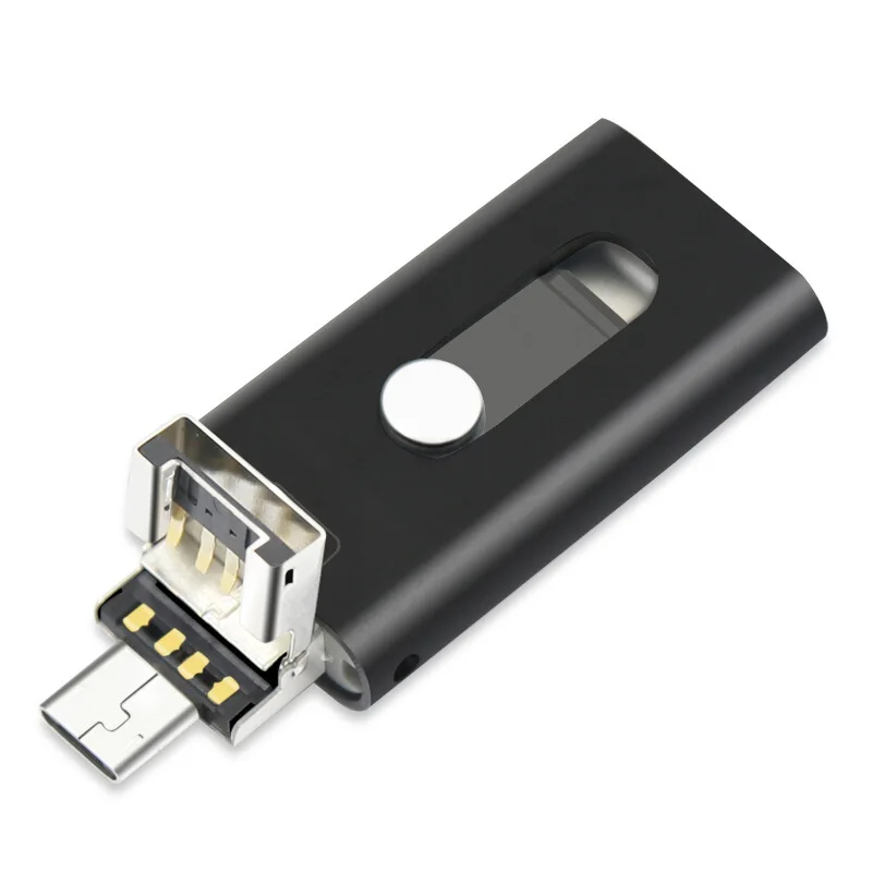 USB флеш-накопитель 3 в 1 OTG с Type-c 64 ГБ 128 для apple iphone карта памяти 16 Гб Android флешка 0 32 |
