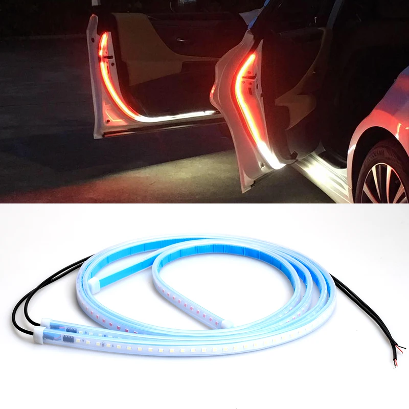

Car LED Door Warning Courtesy Lights For Toyota Wish Prius Alphard Camry Crown Estima Land Cruiser Mark X LED Door Lamps Safety