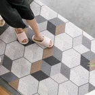 Коврики с геометрическим рисунком, коврик для ванной, коврик для прихожей, кухни, домашний нескользящий коврик для двери из ПВХ, коврик можно разрезать, коврики для входной двери