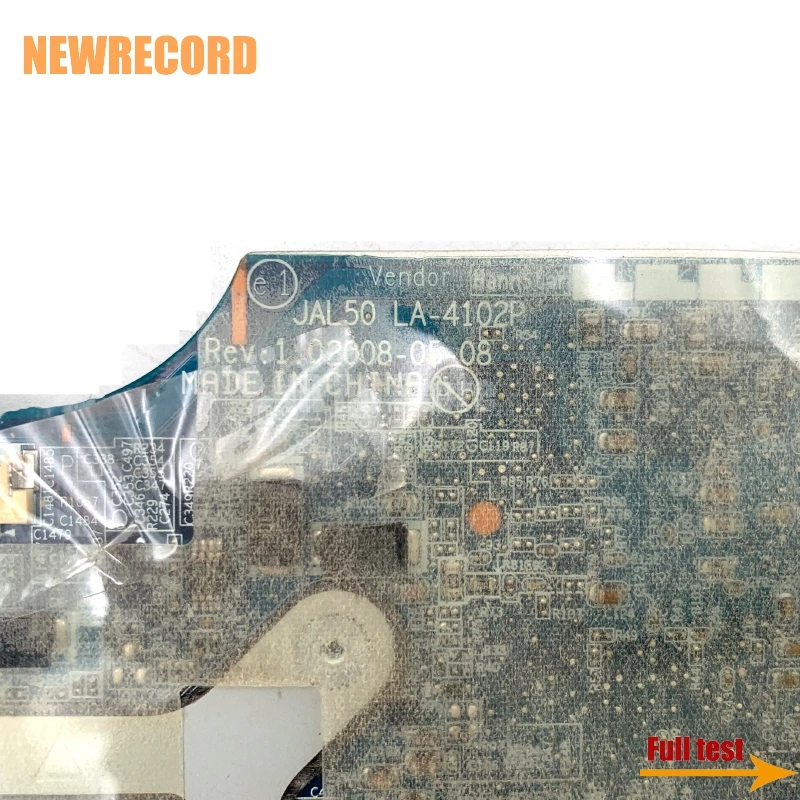 NEWRECORD JAL50 LA-4102P 486723-001 496730-001 для ноутбука HP Pavilion DV4 Материнская плата GeForce 9200GS PM45 DDR2