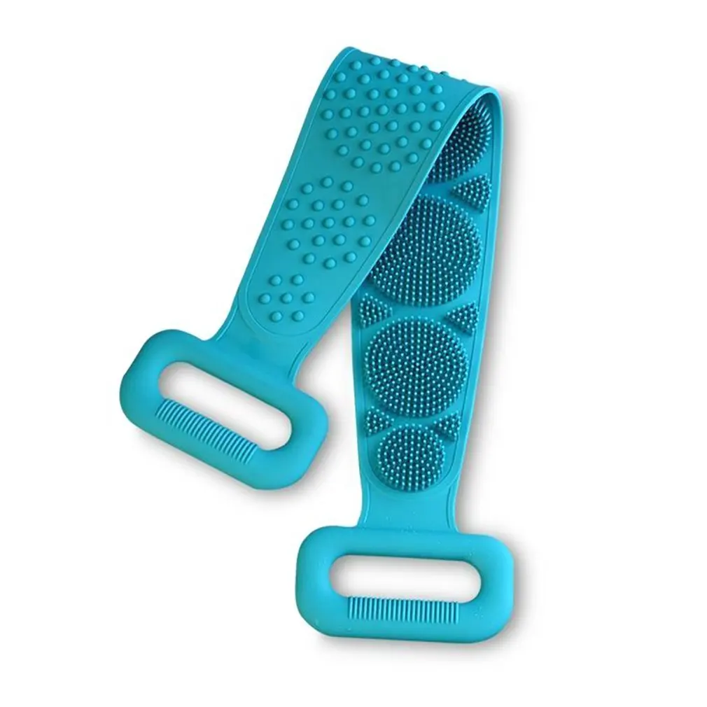 Силиконовое банное полотенце для мужчин и женщин прочное с длинной полосой