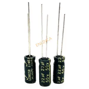 Алюминиевый электролитический конденсатор 5*11, 50 мкФ, 22 мкФ, 50 в, 20%