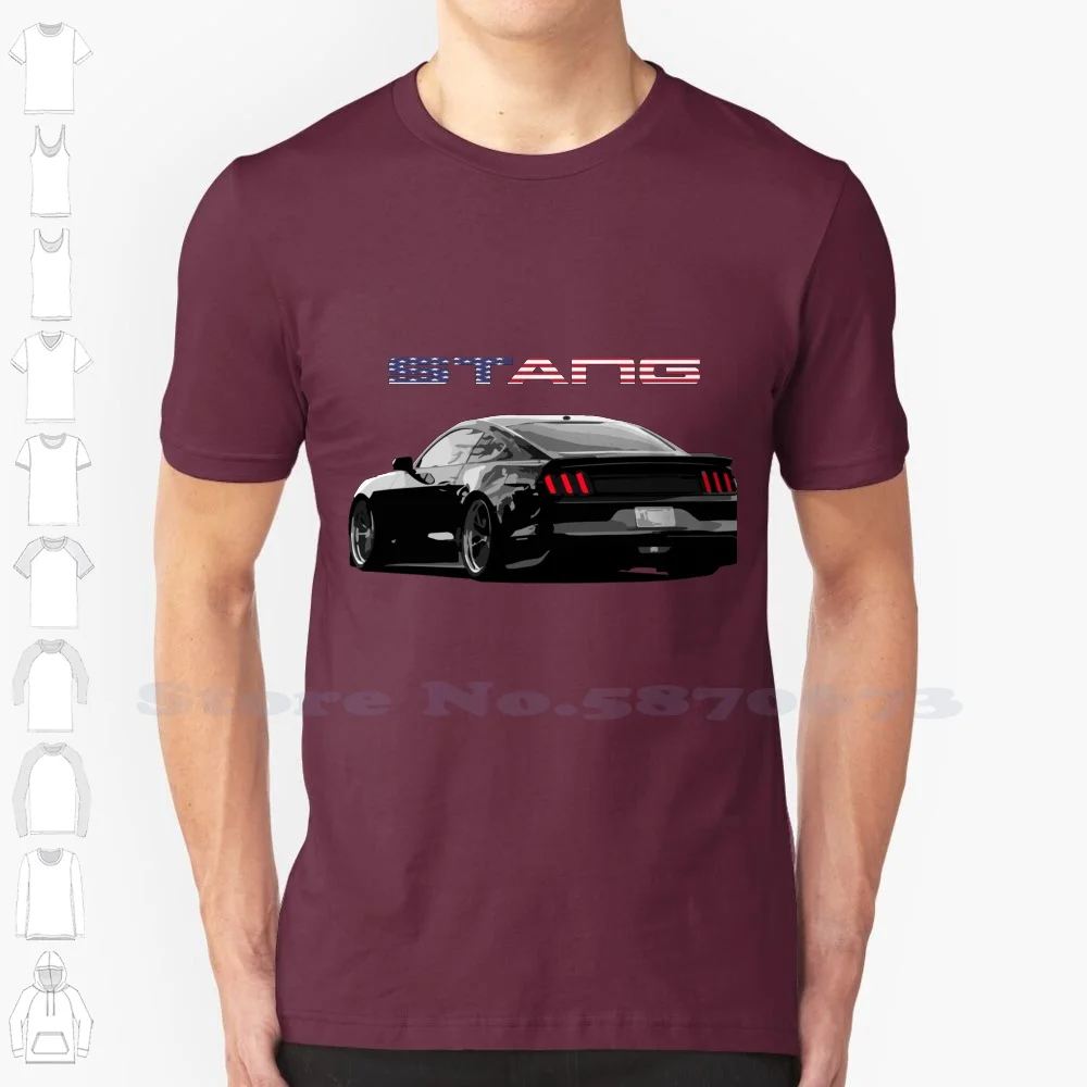 

Blacked Out Stars And Bars Cool Design Trendy T-Shirt Tee S Gt Shelby Stang S197 S550 Gt Muscle Car Car Car