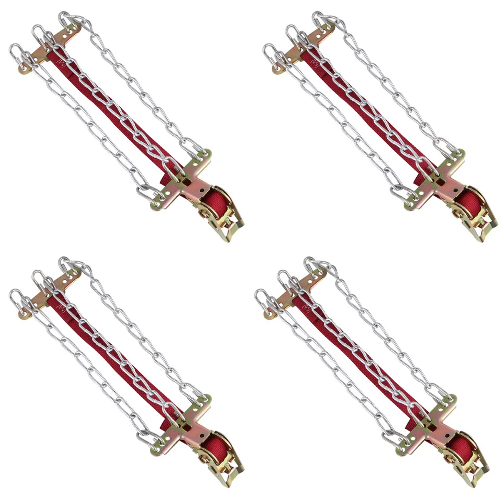 

3 Chains Truck Car Wheels Tyre Tire Snow Chains Winter Anti-skid Wheel Chain