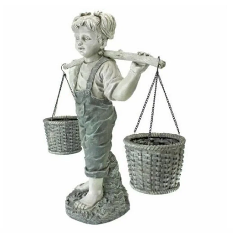 

Garden Statue Resin Decoration High Quality Simulation Little Girl Desktop Decoration Garden Decoration For Garden Accessories