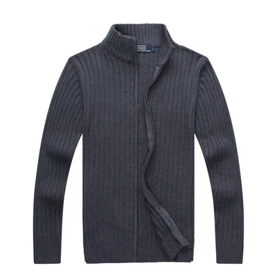 

sales autumn and winter Direct zipper sweater cardigan Korean version trend slim leisure men's sweater jacket