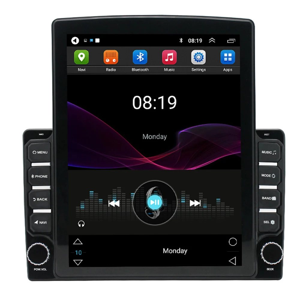Автомобильный радиоприемник 2 Din 9 7 дюйма в стиле Tesla Android Mp5 Usb TF FM GPS-навигация Wi-Fi