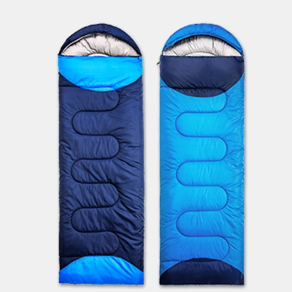 Открытый путешествия Кемпинг с капюшоном держать теплый гусиный хлопок спальный