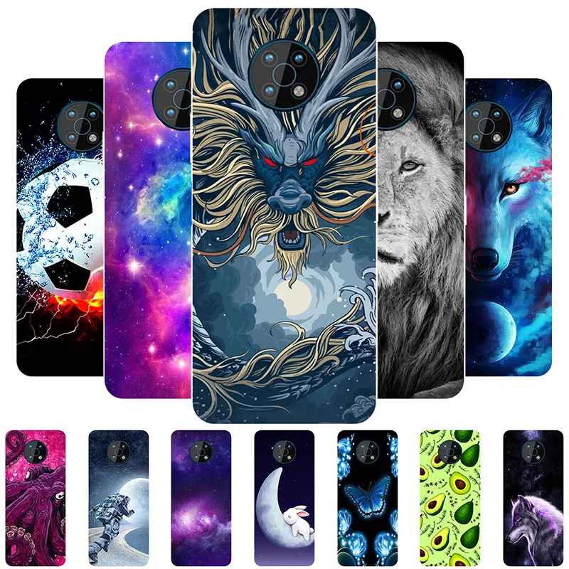 

For Nokia G50 Case Dragon Silicone TPU Soft Back Cover For Nokia G50 5G Case Phone Cover for Nokia G 50 2021 Cartoon Funda Coque