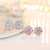 new ladies popular jewelry earrings fashion simple temperament small sakura earrings