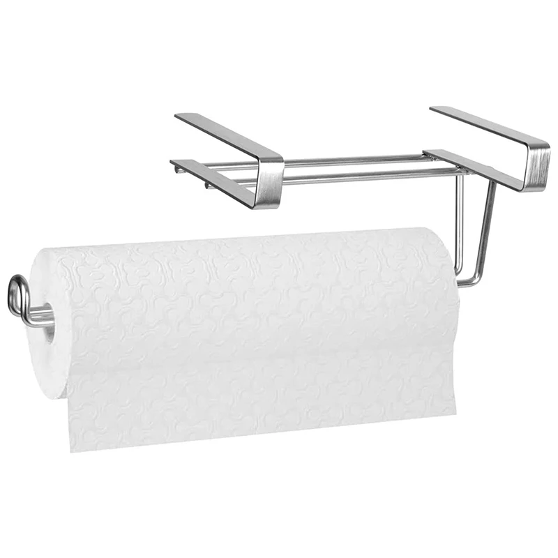 

Paper Towel Holder Under Cabinet Paper Towel Holder, Kitchen Towel Holder Modern Hanging No Drilling Paper Towel Holder