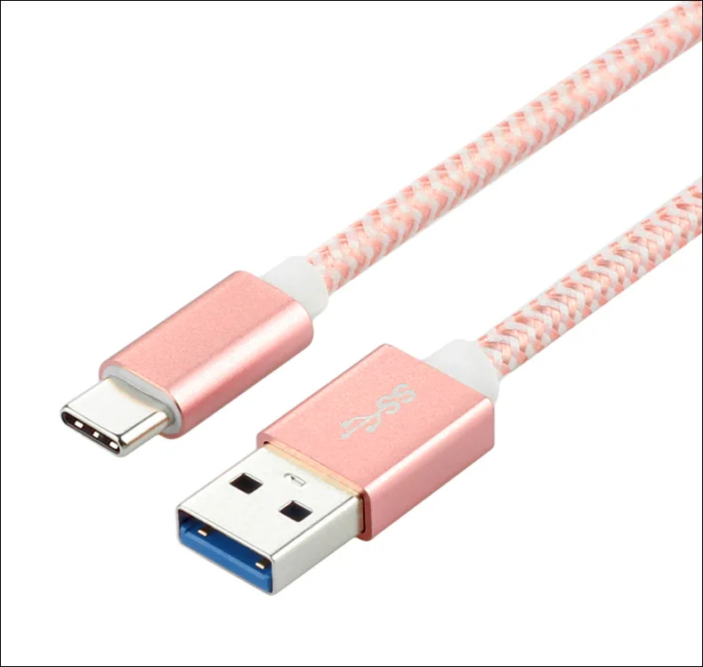 GloryStar 2020 Топ продавец Плетеный Дата кабель USB 3 1 Тип C алюминиевый корпус