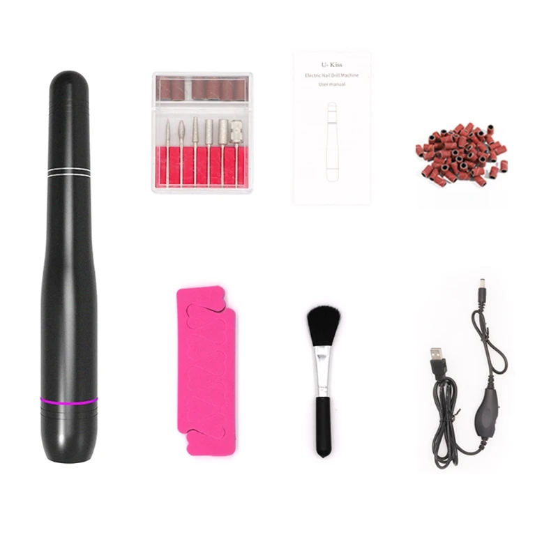 

Nail Drill Machine For Manicure Rechargeable Nail Gel Polisher Nail File Apparatus For Manicure Electric Nail Drill
