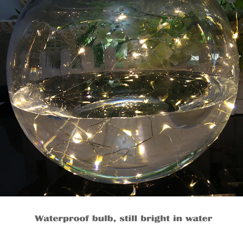 

100 LED Strings Light Waterproof Flexible Copper Wire Decorative Lights