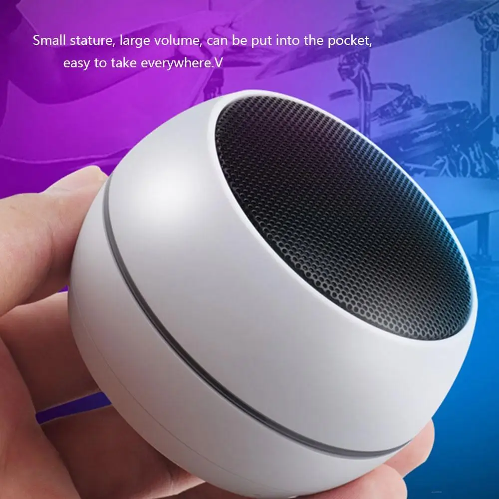 Wireless Bluetooth 4.2 Speaker Colorful Lights Outdoor Mini Sound Box Loudspeaker Support TF Card | Электроника
