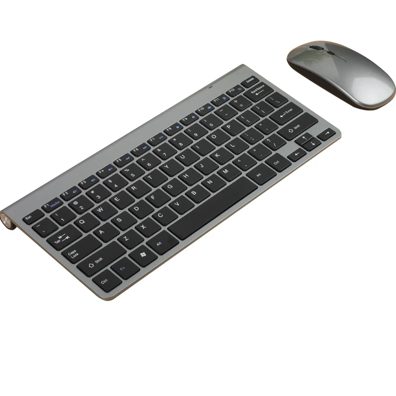 

Mini Wireless Rechargeable Keyboard Portable 2.4G Wireless Keyboard Mouse Set Slim USB Waterproof For PC Notebook Laptop Desktop