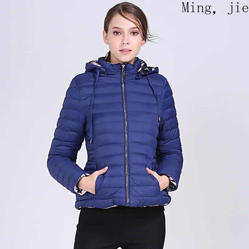 

2020 Women's New Cotton-padded Jacket Short European and American Double-sided Wear Warm Winter Jacket Padded Jacket Bubble