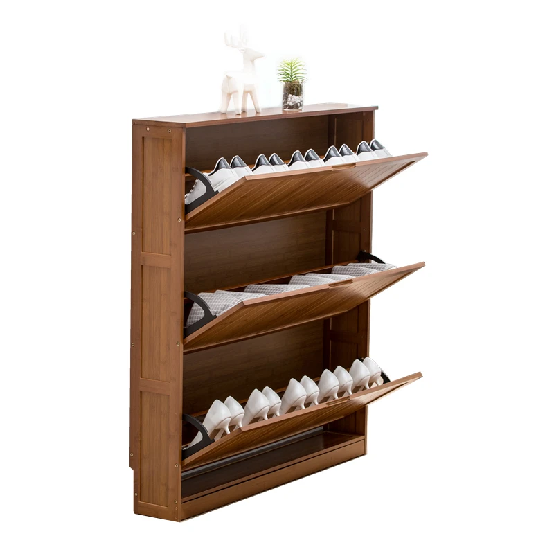 Откидная ковшовая обувь Простое домашнее пространство многослойная дверь