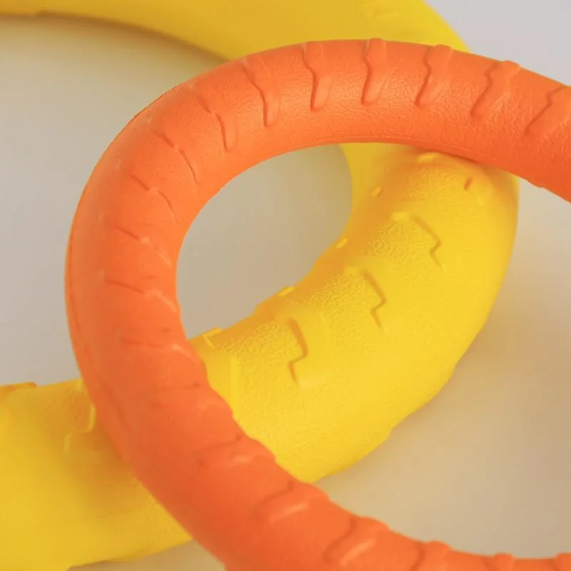 EVAS летающие диски для собак тренировочный пулер кольцо прочная жевательная