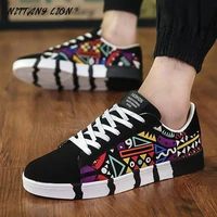 nittany lion vulcanized shoes new men sneakers casual shoes men lovers printing fashion flat tenis masculino vulcanized shoes