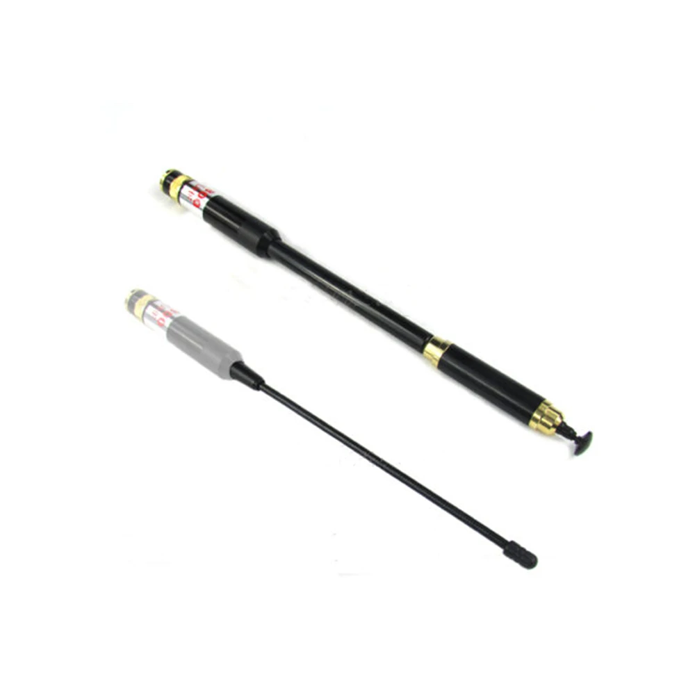 High Gain Telescopic Antenna AL800 UHF/VHF SMA-M for Yaesu VX7R VX8R VX150 ZT2R+Hot Selling 1PC