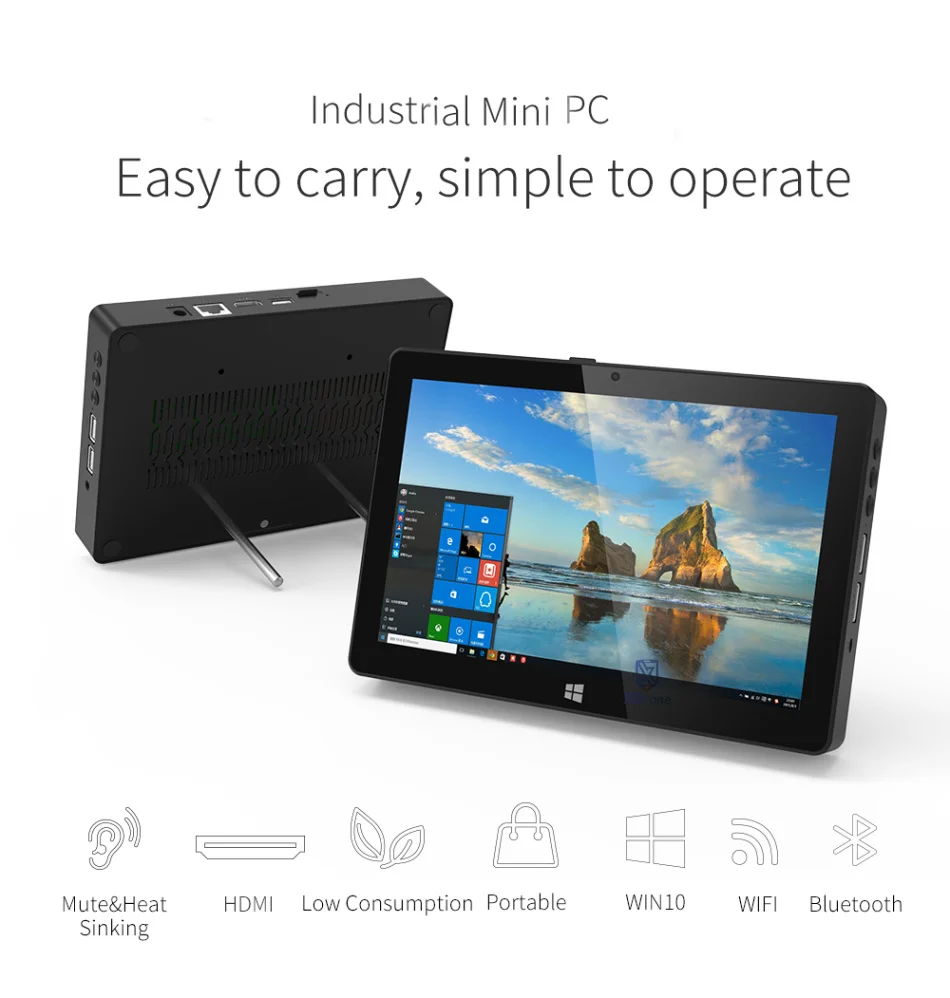 Мини планшет на Windows 10 8 дюймов 4 + 64 ГБ USB Wi Fi HDMI|Мини ПК| |