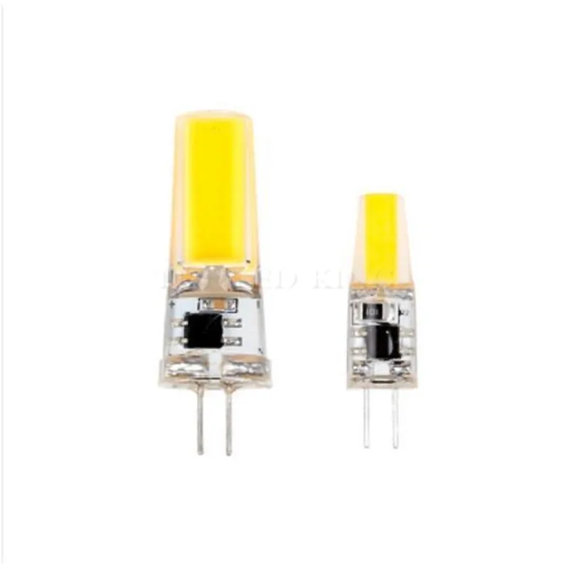10 шт. светодиодный G4 затемнения светильник 220V AC DC 12V COB G9 3 Вт 6 Светодиодный ing
