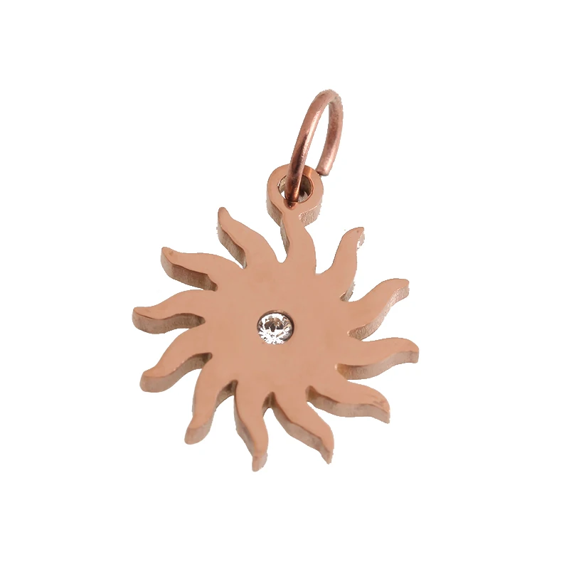 Подвески-шармы для изготовления ювелирных изделий золотые из нержавеющей стали