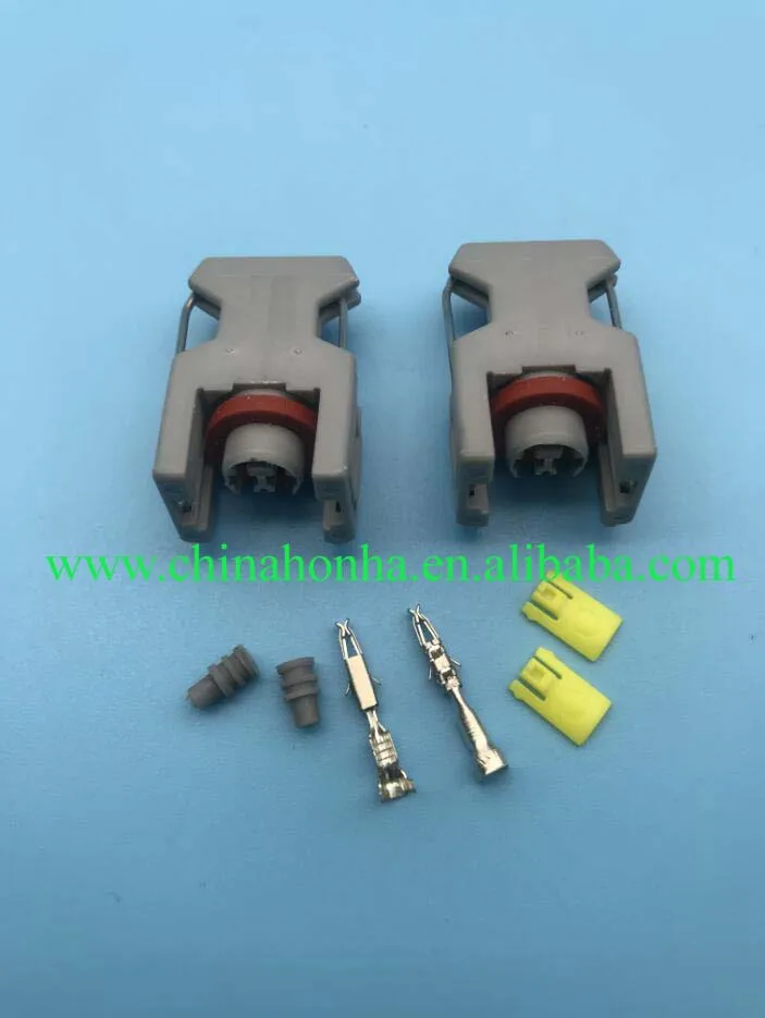 10 шт. 2-контактный автомобильный топливный инжектор водонепроницаемый разъем распылительная форсунка/заглушка масляного распылителя 240PC024S8014 DJ7026-1.5-21 2 P