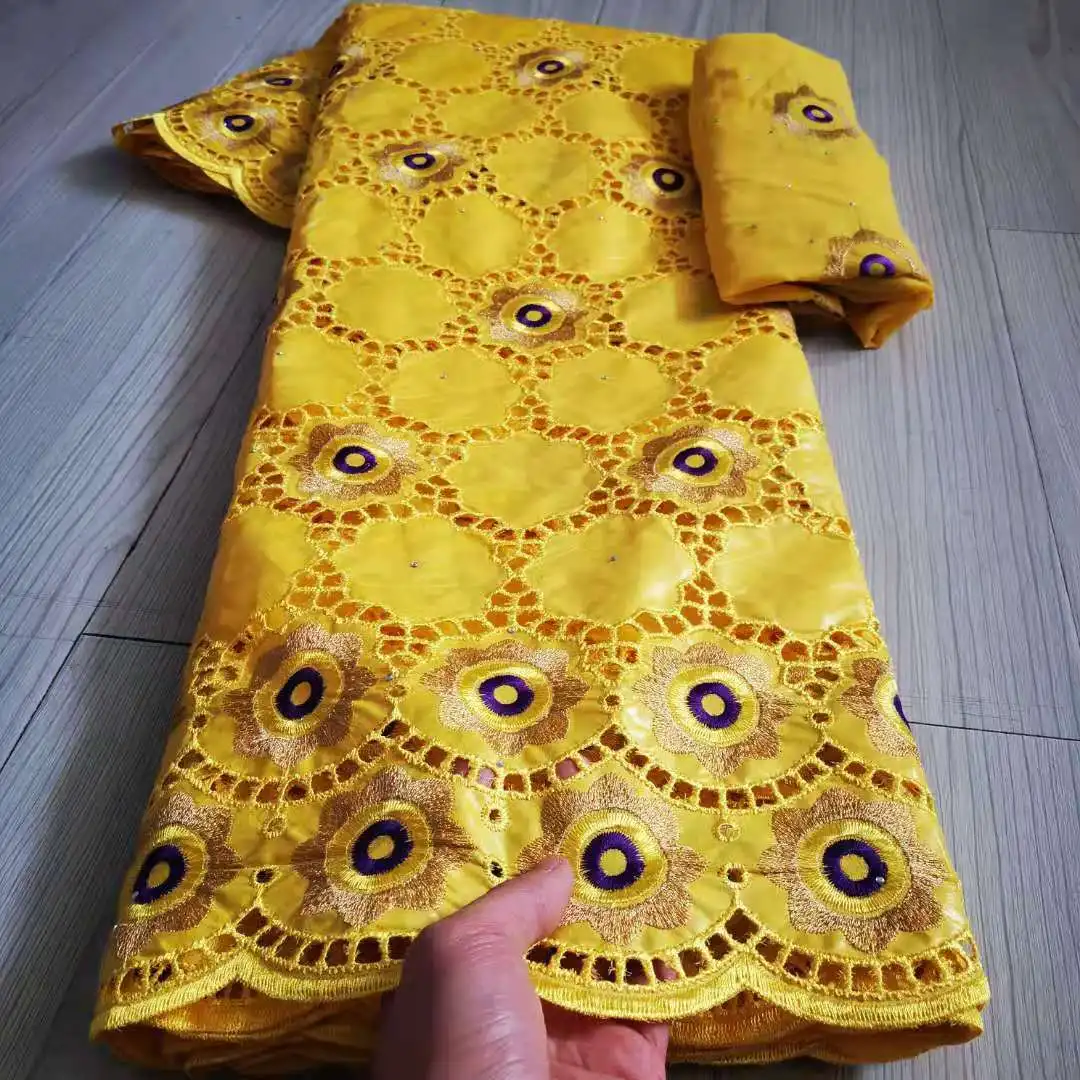 

African net lace fabric bazin riche fabric 2021 new arrival bazin lace fabric with Stones bazin brode fabric for women dress