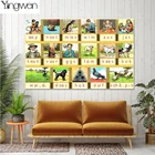 Алмазная 5D картина с рисунком обезьяны и орехов, вышивка алфавита, вышивка крестиком, мозаика, домашний Настенный декор, Подарочная карточка с буквами