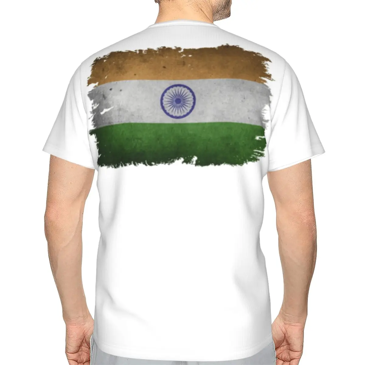 Индийский флаг Национальный подарки на праздники влюбленных футболка с флагом