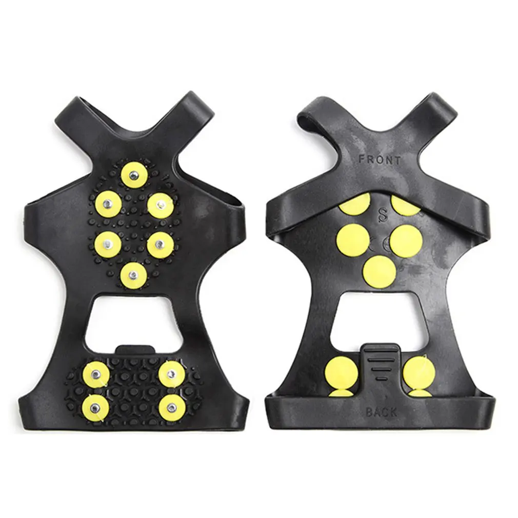 Профессиональные 10 зубов ледяные кошки зимние сапоги бахилы захват марганцевой