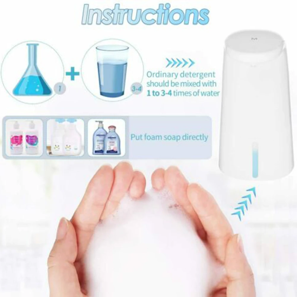 

Automatic Foam Soap Dispenser Touchless Sensor Hand Washer Cleaning for Home Bathroom BDF99