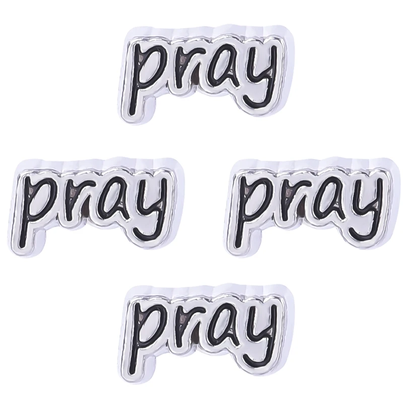 20 шт./лот сплав буквы Алфавит литые плавучие подвески ручной работы память